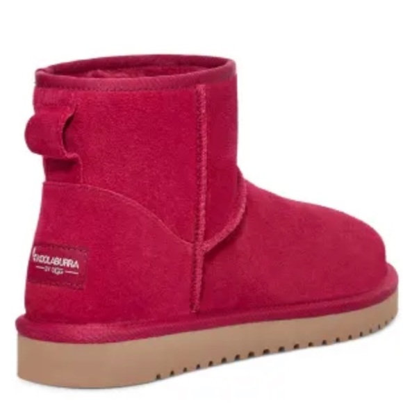 KOOLABURRA BY UGG SHORT BOOT IN BERRY RED - Picture 2 of 16
